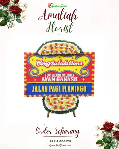 Bunga Papan Congratulation di Datar